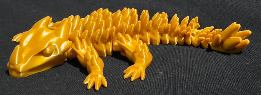 Articulated dragon, green