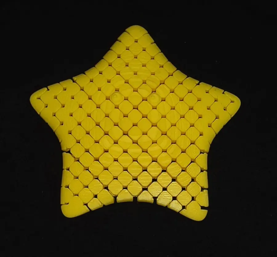 Flexi Star, yellow, front view