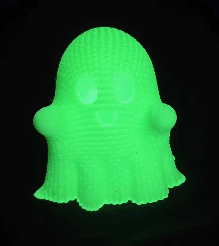 Glow-in-the-dark ghost, unlit